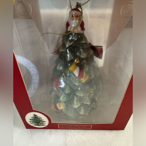 Spode - Christmas Tree Collection - Figural Tree Bell Ornament New - Picture 4 of 7